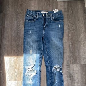 Medium Wash 721 High Rise Skinny Jeans